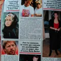 recorte farrah fawcett ryan oneal boris becker carol bouquet