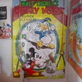 PLACA METALICA VINTAGE MICKEY MOUSE EL PATO DONALD